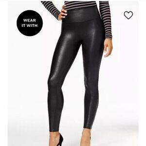 SPANX Shimmer Leggings Retro 70's Disco Size Small